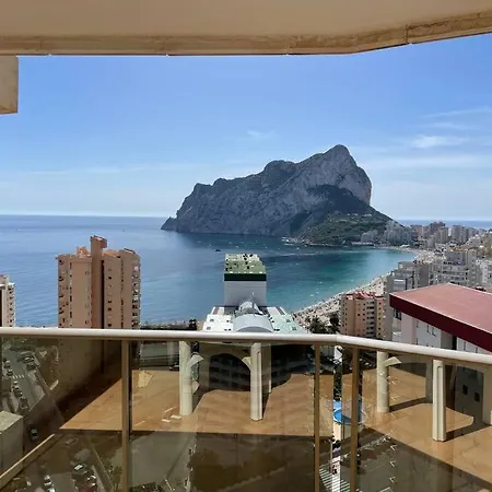 100 M From Fossa Beach In Calpe Exterior photo